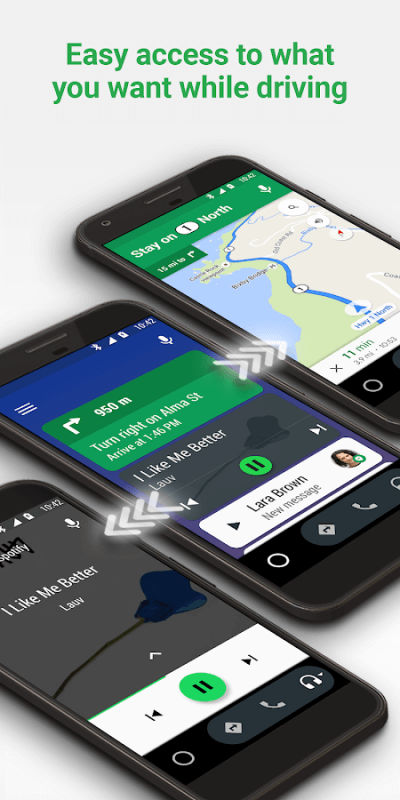 Android Auto - Google Maps, Media & Messaging